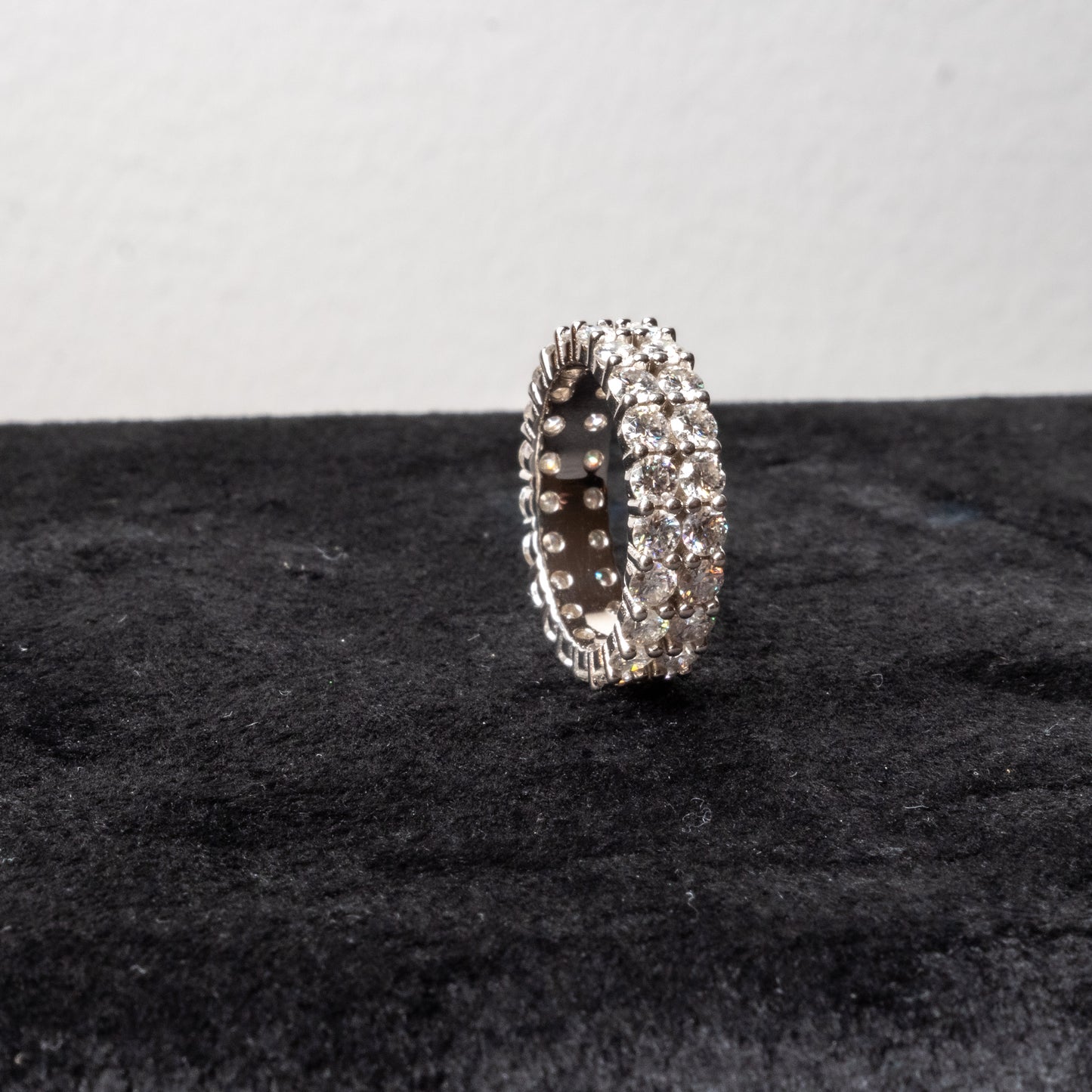 Ring-diamant ring- diamond ring-wedding ring- bröllops ringar- silver ring-moissaite